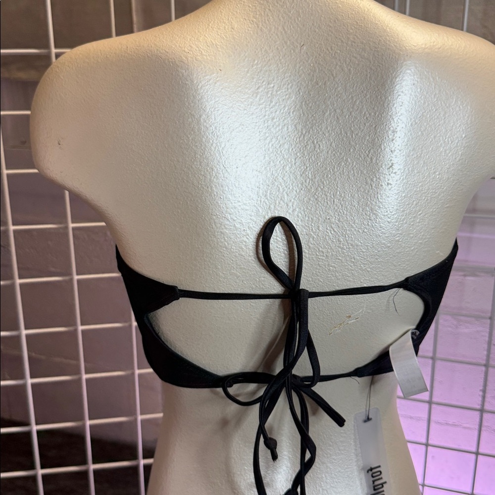 Forplay Black Cutout Bandeau Bikini Top - Picture 3 of 4